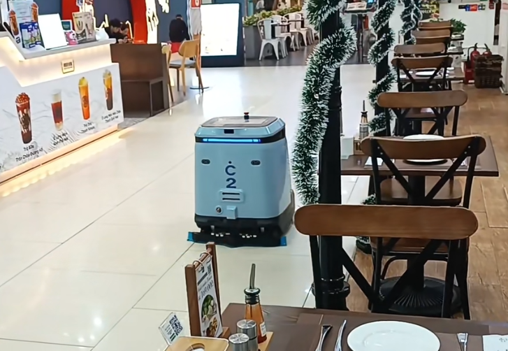 科技館智能清潔機(jī)器人